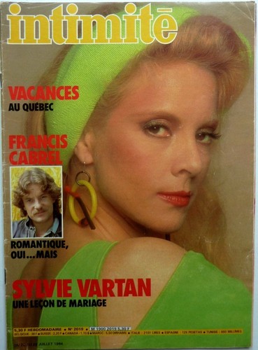 Mag intimite 1984 - intimite, sylvie