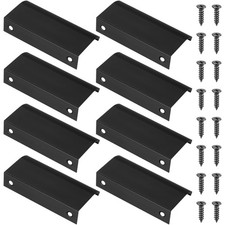 Möbelgriffe schwarz 8 Stück