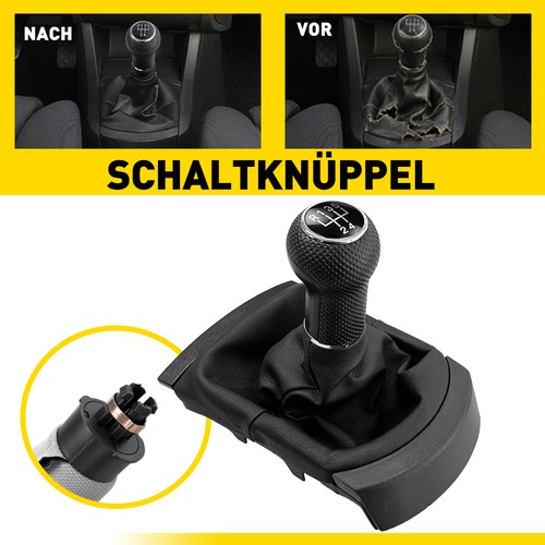 Schaltknauf mit faltenbalg r - mit, 5+r