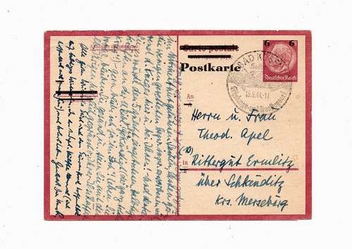 Reich 1944 ganzsache p244 - 1944,