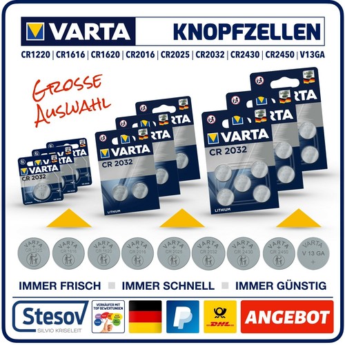 Varta b cr1620 - 1,5-3v, z.b.