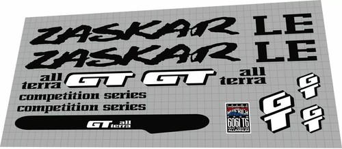 1992 zaskar decal set - 1992,