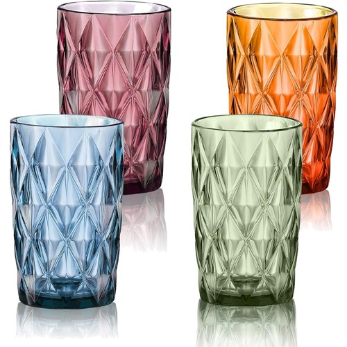 Bunte trinkgläser set 4er - bunte,