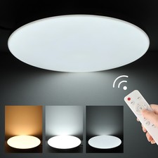 LED Deckenleuchte Ultra Dünn Dimmbar Deckenlampe mit Fernbedienung Wohnzimmer
