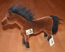 KÖSEN KOESENER Spielzeug Stofftier Araber Pferd Top-Zustand wieNEU mit Etikett