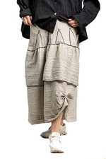 ausgefallener Rock in beige