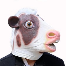 Halloween Kuh Maske Latex