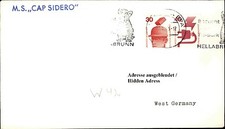 Schiffspost Brief Stempel