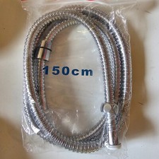 Brauseschlauch Duschschlauch 1,50 m Edelstahl Metall oder Weiß