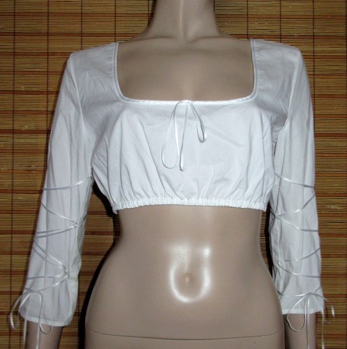 Weisse dirndlbluse - dirndlbluse,