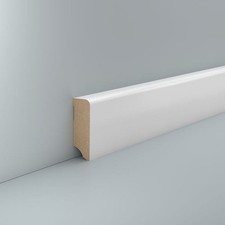MDF Sockelleiste weiß 19 x 58