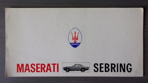 Maserati sebring orig - maserati,