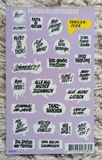 Sprechblasen lustige Sprüche Fotoalbumstickers Fotoalbum Scrapbooking Sticker