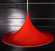 Semi Pendant Fog & Morup 47,5 cm Rot Space Age Deckenlampe Tulip #11