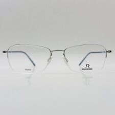 Rodenstock Brille Damen oval silber blau halbrand Titanium Mod. R 7053 D NEU