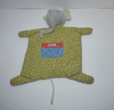 Sigikid Elefant Frottee grün grau Kuscheltuch Schmusetuch Schnuffeltuch