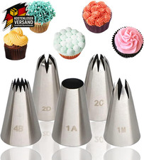 Spritztüllen Set Edelstahl 5