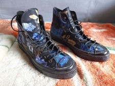 Converse All Star Leder Blumenmuster Hi Chuck Taylor UK 8 EUR 41,2 Unisex Neu