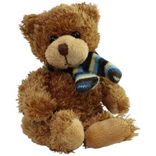 Sunkid Teddy mit buntem Schal Kuscheltier 20cm Gebraucht Teddybär