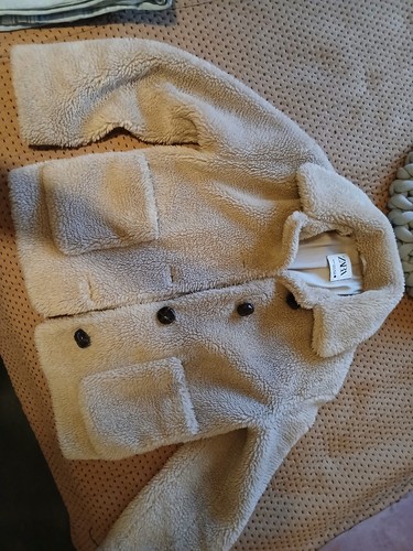 Teddyjacke zara jacke creme - zara,