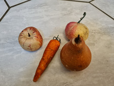 4x Christbaumschmuck Watte