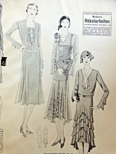 Altes vobach modeheft von 1929 - vobach,