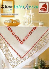 Anchor Intermezzo,  Kreuzstich-Zählmuster-Vorlage,  Weihnachtliche Bordüren,