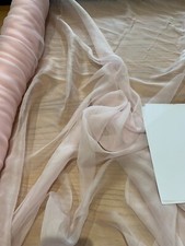 Reine Seide Crinkle Chiffon, 6 Momme, 140 cm, hellrosa, Meterware