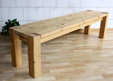 Massivholz Sitzbank 160cm
