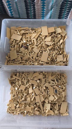 Lego bauten schüttgut tan - schüttgut,