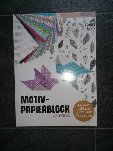 Neu motiv papierblock - a4,