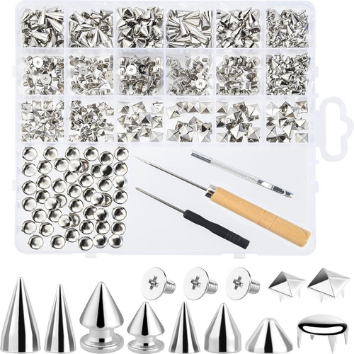 440 teiliges punk spikes - 440-teiliges, und