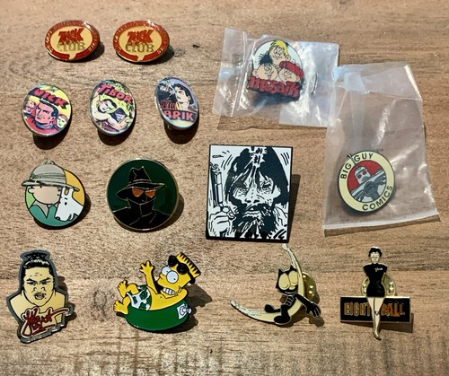 Vintage comic pin - vintage,