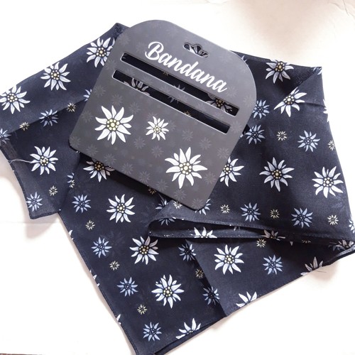 Bandana tuch schwarz weiß - bandana/tuch, schwarz/weiß