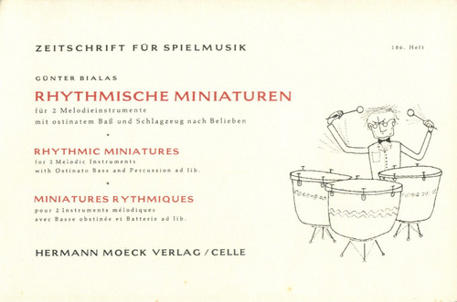 Rhythmische miniaturen - rhythmische,