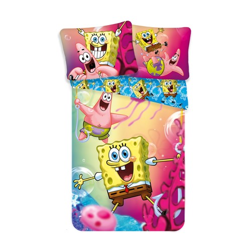 Spongebob bettwäsche set - bettwäsche, blau