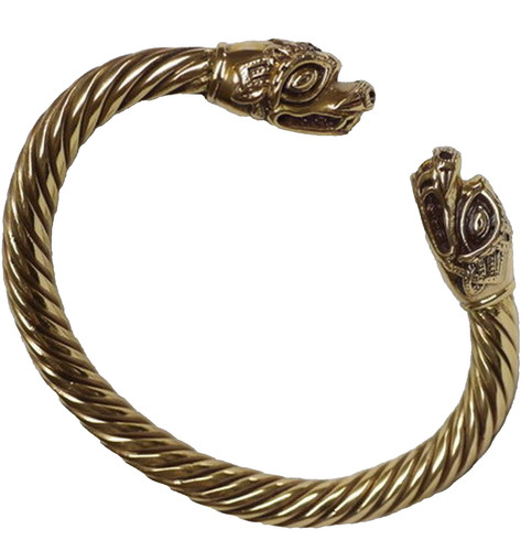 Bronze wikinger armreif drache - wikinger,