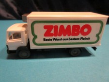 Wiking H0 430 Mercedes 814 mit Kühlkoffer Variante ZIMBO