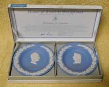 Vintage Wedgwood Blue Pair of