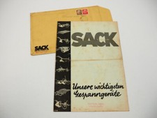 Rud. Sack Pflug Grubber Egge Drillmaschine Prospekt Leipzig 1935