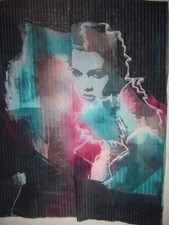 4а)Organza Stoffreste höhe