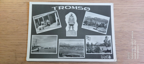 Postkarte tromsö isbjörn - postkarte, i
