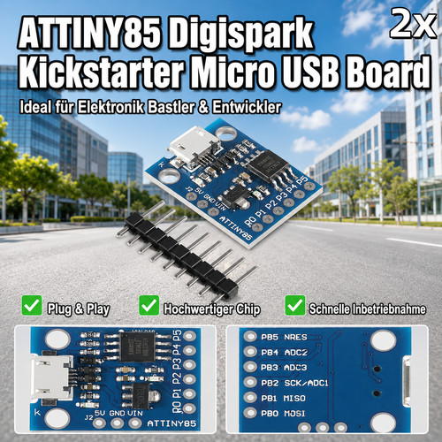 Mini usb attiny85 - usb,