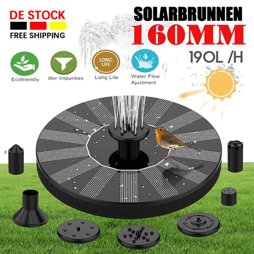 Solarpumpe gartenpumpe - 1.5w,