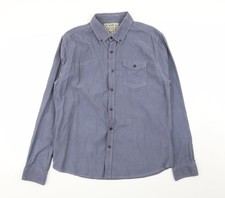 Easy herren blau knopfleiste - herren,