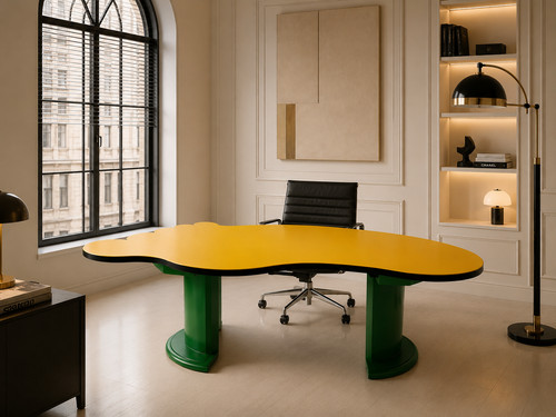 Großer designer schreibtisch - großer,