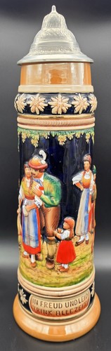 Prunkvoller liter bierkrug - 4,