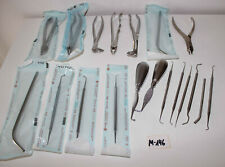Zahnarzt Zangen und Handinstrumente teils steril eingeschweißt Art. Nr. M-146