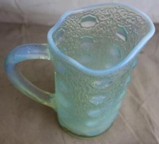 antiker Glas Krug Opalin Glas