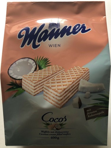 Manner cocos schnitten 400g - cocos,